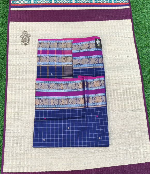 Pure Cotton Chettinad Saree | Kalakriti by Paroma